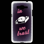 Coque Samsung Grand Prime 4G In DJ We trust Rouge ZG