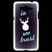 Coque Samsung Grand Prime 4G In Elan We trust Bleu ZG