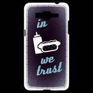 Coque Samsung Grand Prime 4G In Junk We trust Bleu ZG