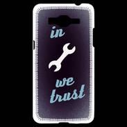 Coque Samsung Grand Prime 4G In Mecanic We trust Bleu ZG