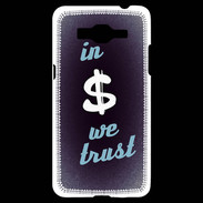 Coque Samsung Grand Prime 4G In Money We trust Bleu ZG