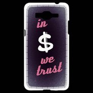 Coque Samsung Grand Prime 4G In Money We trust Rouge ZG