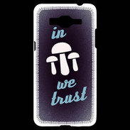 Coque Samsung Grand Prime 4G In Mushrooms We trust Bleu ZG