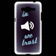 Coque Samsung Grand Prime 4G In Music We trust Bleu ZG
