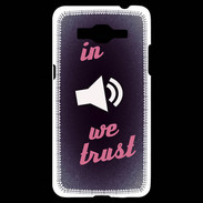 Coque Samsung Grand Prime 4G In Music We trust Rouge ZG