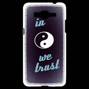 Coque Samsung Grand Prime 4G In Zen We trust Bleu ZG