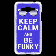 Coque Samsung Grand Prime 4G Keep Calm Funky Bleu