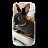 Coque Samsung Galaxy S3 Mini Lapin nair noir et gris 75