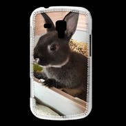 Coque Samsung Galaxy Trend Lapin nair noir et gris 75