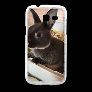 Coque Samsung Galaxy Fresh Lapin nair noir et gris 75