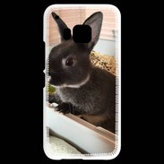 Coque HTC One M9 Lapin nair noir et gris 75