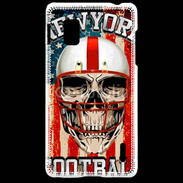 Coque LG Optimus G football US tête de mort