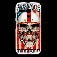 Coque Motorola G football US tête de mort