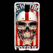 Coque Samsung Galaxy Note 3 football US tête de mort