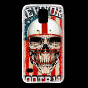 Coque Samsung Galaxy S5 football US tête de mort