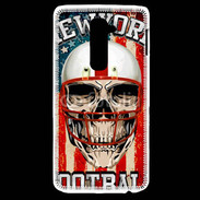 Coque LG G2 football US tête de mort