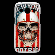 Coque Samsung Galaxy Ace4 football US tête de mort