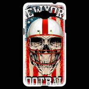 Coque Samsung Grand Prime 4G football US tête de mort