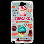 Coque Samsung Galaxy Note 2 Vintage Cupcake 770