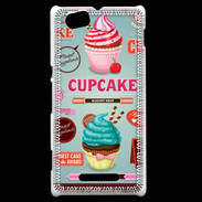 Coque Sony Xperia M Vintage Cupcake 770