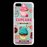 Coque iPhone 5C Vintage Cupcake 770
