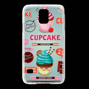 Coque Samsung Galaxy S5 Vintage Cupcake 770