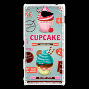 Coque Sony Xperia M2 Vintage Cupcake 770