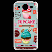 Coque LG G Pro Vintage Cupcake 770