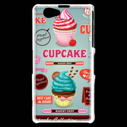 Coque Sony Xperia Z1 Compact Vintage Cupcake 770