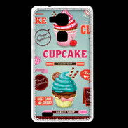 Coque Huawei Ascend Mate 7 Vintage Cupcake 770