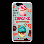 Coque Huawei Ascend G7 Vintage Cupcake 770