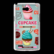 Coque LG L80 Vintage Cupcake 770