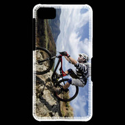 Coque Blackberry Z10 VTT extrême en montagne
