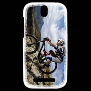 Coque HTC One SV VTT extrême en montagne
