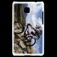 Coque LG Optimus L3 II VTT extrême en montagne