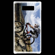 Coque LG Optimus L7 VTT extrême en montagne