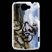 Coque HTC Wildfire G8 VTT extrême en montagne