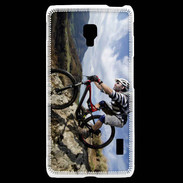 Coque LG F6 VTT extrême en montagne