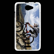 Coque HTC Desire 516 VTT extrême en montagne