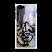 Coque Sony Xpéria J VTT extrême en montagne