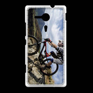 Coque Sony Xpéria SP VTT extrême en montagne