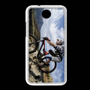 Coque HTC Desire 300 VTT extrême en montagne