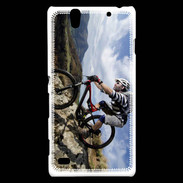 Coque Sony Xperia C4 VTT extrême en montagne
