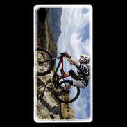 Coque Sony Xperia Z5 Premium VTT extrême en montagne