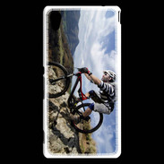Coque Sony Xperia M4 Aqua VTT extrême en montagne