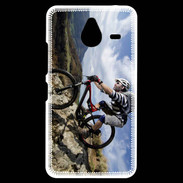 Coque Personnalisée Nokia Lumia 640XL LTE VTT extrême en montagne