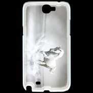 Coque Samsung Galaxy Note 2 Cheval blanc 1
