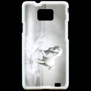 Coque Samsung Galaxy S2 Cheval blanc 1