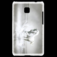 Coque LG Optimus L3 II Cheval blanc 1