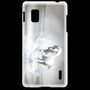 Coque LG Optimus G Cheval blanc 1